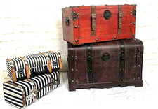 4 Dekorative Koffer Truhen