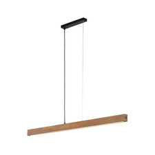 Tk Lighting LED-Holzhängeleuchte Teo Hängeleuchte LED walnuss 126 cm Touchdim869