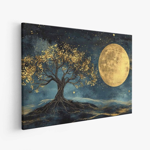 Lebensbaum leinwand wandbild - leinwand,