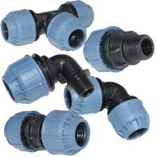 PP PE Klemmverbinder, PE Fitting, PE Klemmverschraubung für PE Rohr 16 bis 63mm