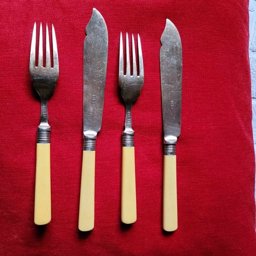 Antikes fischbesteck alt - antikes,
