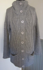 Dicke  Strickjacke     Gr. L    Grau   SUZANNA   BREUNINGER
