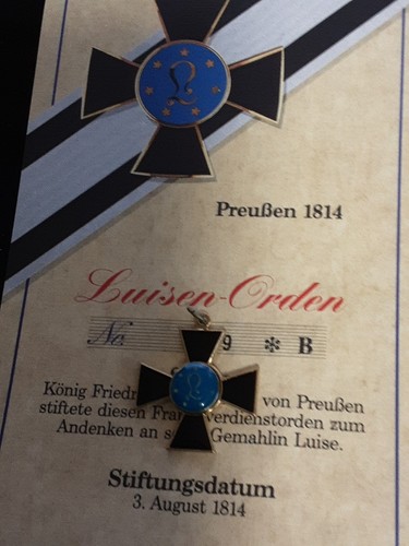 Preußen 1814 luisen orden - preußen,
