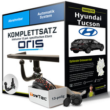 Anhängerkupplung ORIS abnehmbar für HYUNDAI Tucson +E-Satz (AHK und ES)