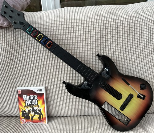 Nintendo wii guitar hero - guitar,