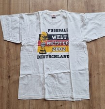 Fußball WM 2002, Korea - Japan, Retro, T-Shirt - Deutschland Vizeweltmeister, XL