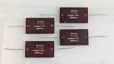 4 Stk. Silber Glimmer Kondensator TESLA 4,7nF 500V