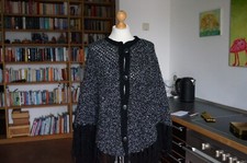 selbst gehäkelter Poncho