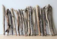 Treibholz Schwemmholz  Driftwood 18 Äste Terrarium Dekoration 34 - 43 cm E120