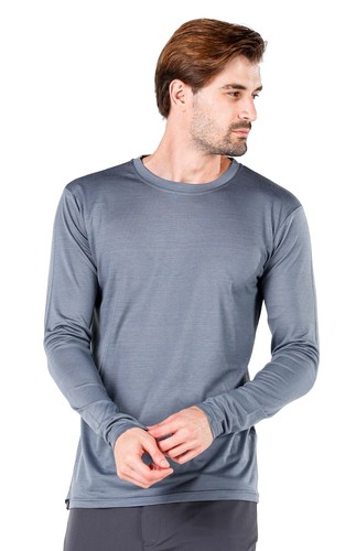 Merino langarm shirt 100 - shirt, 100%