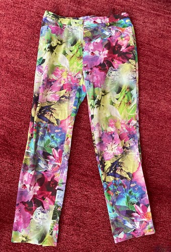 Chino print pink flowers - chino,