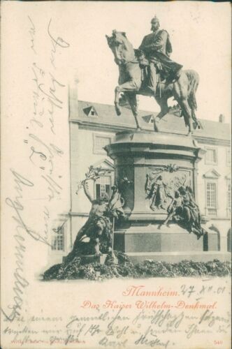 Postcard mannheim 1901 - mannheim, the