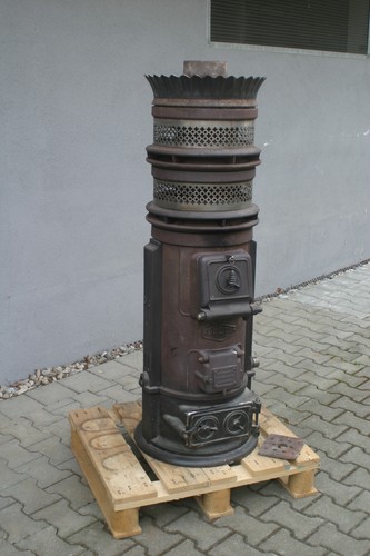 Gussofen kanonenofen art deco - gussofen,