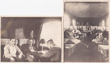 2 x Photo - People on Train
