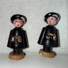 2 Miniature Wood Choir