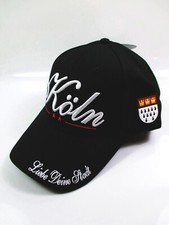 Basecap Köln Baseball Kappe Souvenir Germany Golfmütze Liebe deine Stadt schwarz