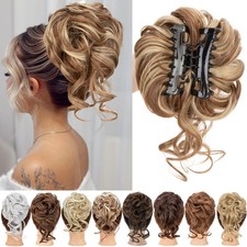 Haar Dutt Gelockt Messy Bun