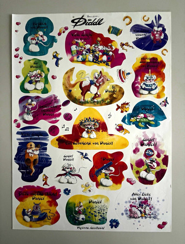 Diddl stickerbogen - diddl, /