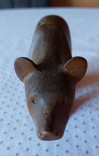 Holz tierfigur bär braun - holz,