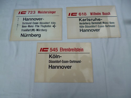 Zuglaufschild stück 618 - zuglaufschild, ic