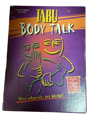 Hasbro tabu body talk - hasbro,