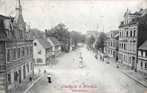 Leubnitz werdau - ak,