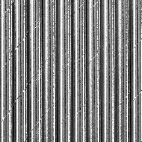 Papierstrohhalme silber