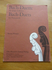 Noten  Violoncello J. S. Bach Duette für junge Cellisten Bettina Wolters Noetzel
