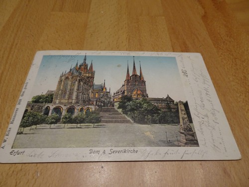 Ansichtskarte erfurt dom - "erfurt,