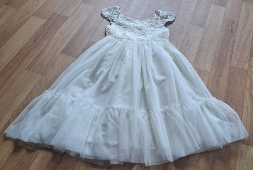 Mädchen kleid weiß - mädchen,