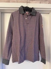 Langarmshirt Polo gestreift