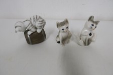 Gilde Porzellan  kleine Katze auf Fass - Jagd auf Maus