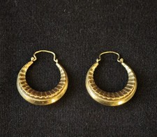 Vintage Goldene Creolen