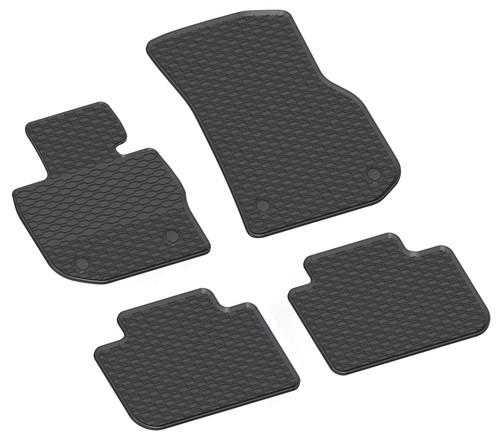Gummifußmatten set für bmw - set,