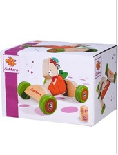 Eichhorn Schiebefahrzeug Holzauto Karottenflitzer Maus Babyspielzeug ab 1 Jahr
