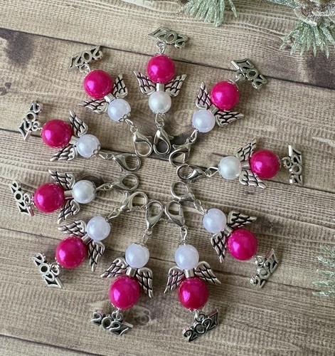 Pinke silvester engel - 10,