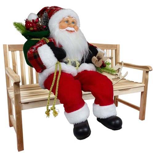 Deko weihnachtsmann rasmus - deko, rot