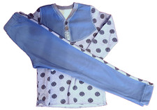 008- Set aus Sweatshirt + Hose, Jogging, Gr. 128, Handarbeit