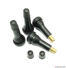 4x Stück Snap-In Gummiventile