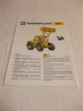Reklame Werbung Oldtimer Datenblatt Prospekt Zeppelin Caterpillar Radlader 950