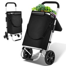 Einkaufstrolley mit rädern - einkaufstrolley,
