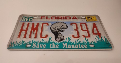 Original florida nummernschild - original,