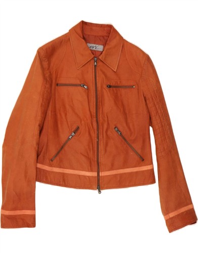 Vintage damen crop lederjacke - crop,