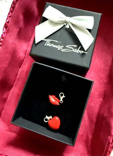 Lippen herz clip charm - +,