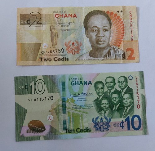 Lot banknoten ghana - lot,