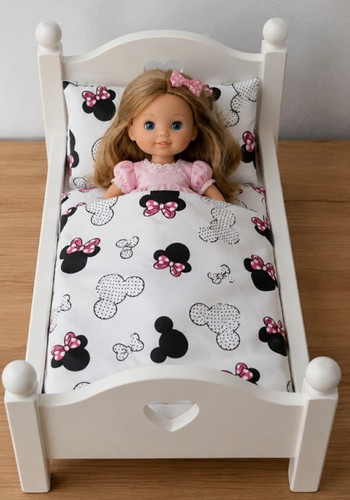 Puppenbett set teilig - , micky