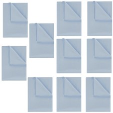 10 Stk Hotel Bettlaken ohne Gummizug 150x200 Betttuch 100% Baumwolle Tagesdecke