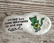 Handbemalter Naturstein Ostsee