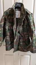 Feldjacke M65 US Army Style - Cold Weather Woodland Large m. Liner/Thermofutter