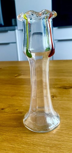 Glas vase kralik - um, 1900